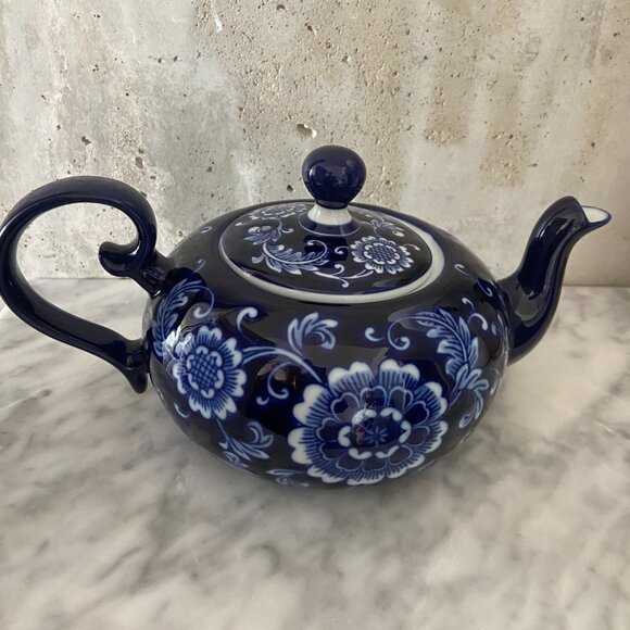 Pier 1 Porcelain Mandarin Tea Pot - Picture 3 of 7